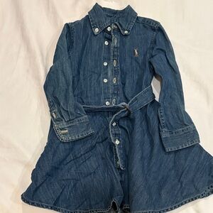 Polo by Ralph Lauren Kids Indigo Denim Jacket Dress